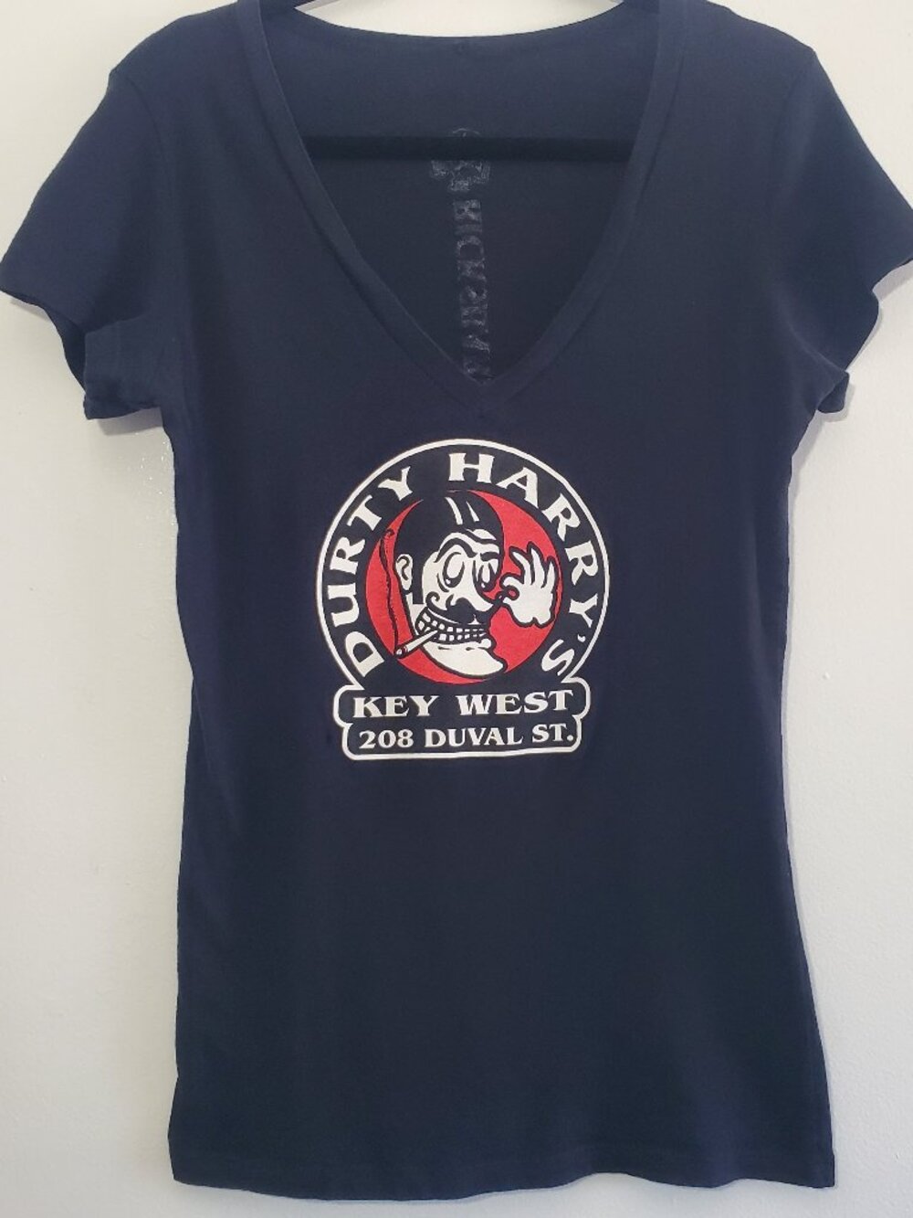 Vintage Durty Harry's Key West Duval St Graphic T-Shirt Womens